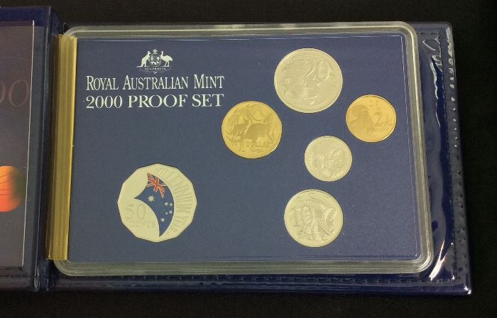 Royal Australian Mint Year 2000 Proof Set.