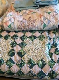 Quilts.