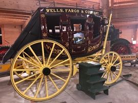 Reproduction Concord Stagecoach manufactured by Great Northern Livery Co.