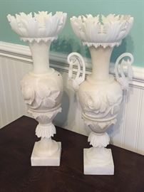 Ornate Marble Urns