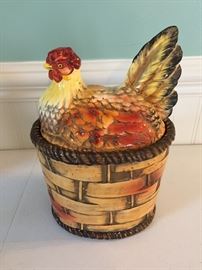 Porcelain Hen on Nest