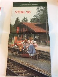 1985 Stihl Advertising Calendar