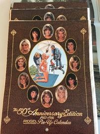 1985-86 Rigid Tools Pin-Up Calendars 50th Anniversary 