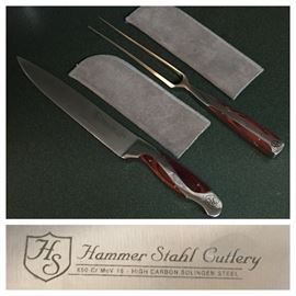 Hammer Stahl Cutlery  German Stainless Carving Set