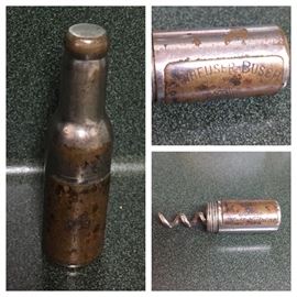 Old Anheuser-Busch Beer Bottle Cork Screw