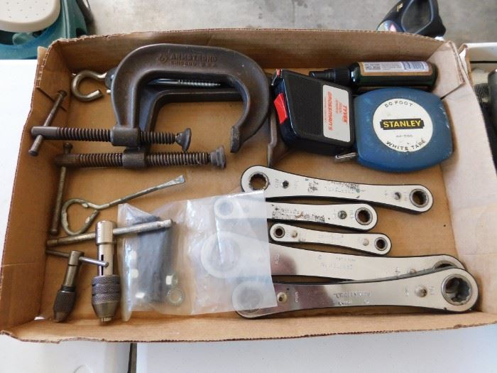 Assorted Wrenches/Clamps