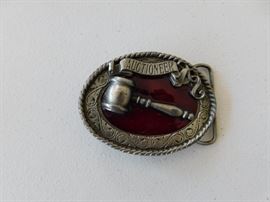 Auctioneer Belt Buckle
