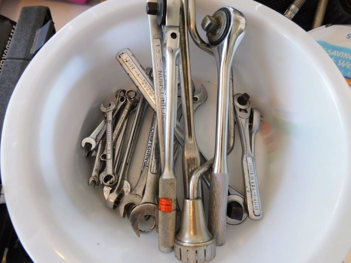Assorted Wrenches and Ratchets