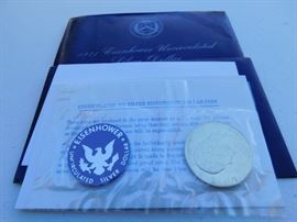 1971 Eisenhower 40% Silver Dollars