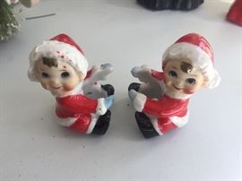 Vintage Christmas Candle Holders - Japan