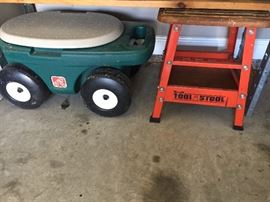 Step 2 Rolling Cart/Seat, Tool Stool