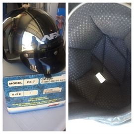 AFX FX-7 Chrome/Black Helmet - Small