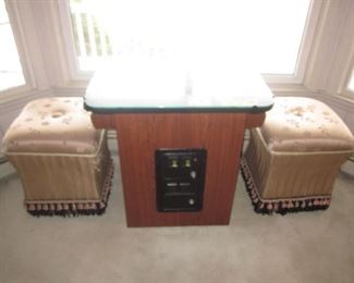 Pair Of Matching Ottomans Ms. Pac-Man 1982 Namco LTD