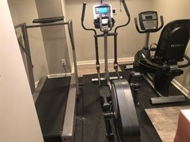 ELIPTICAL, BIKE AND TREADMILL
