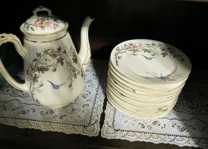 Sweet set china with butterflies