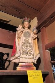 Vintage religious statue from Cadillac St. Ann's