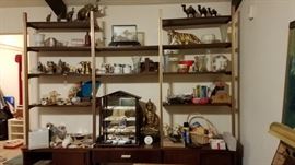 Nucraft Vintage Etegere and accessories