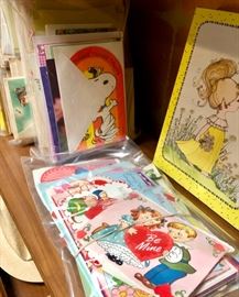 Vintage cards and stationary 