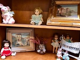 Artwork and dolls