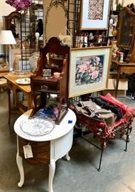 Table, mirror, bench, etc