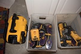 Assorted DeWalt Power Tools
