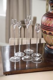 Crate and Barrel London Taper Holders