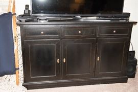 Crate and Barrel Black Entry/Sideboard