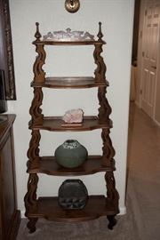 Antique Mahogany Whatnot/Etagere 