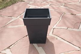 Crate and Barrel Metal Planter