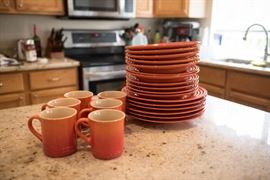 Le Creuset Dish Set-Orange