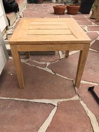 Crate and Barrel Outdoor Patio Table