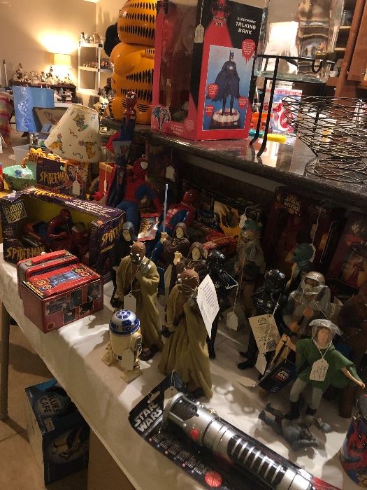 Vintage Star Wars and Spider-Man Collectibles!