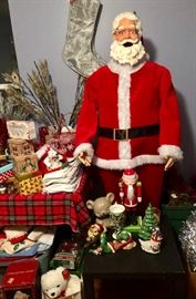 Christmas can be a lonely time of year.  But not with this life size talking Santa in the house!