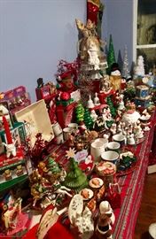The holiday items stretch as far as the eye can see!