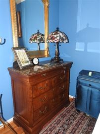 Thomasville Chest of Drawers w/Faux Marble Top