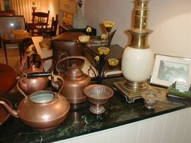 Antique and vintage copper ware