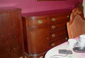 1940's buffet with curved sides