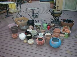 outdoor pots