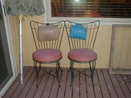 vintage ice cream chairs