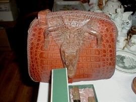 alligator purse