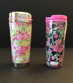 Lilly Pulitzer travel mugs