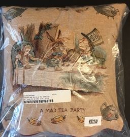 Alice in Wonderland accent pillow