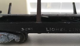 Close-up of Lumber car
