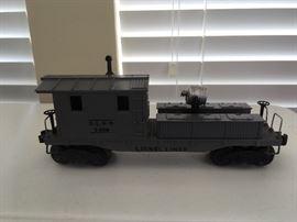 Lionel D L & W Caboose with searchlight car no. 2420