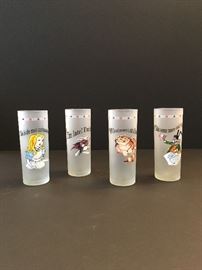 Alice, White Rabbit, Cheshire Cat & Mad Hatter glasses