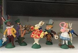 Mini Alice in Wonderland figurines