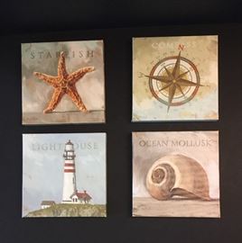 Square canvas wall decor