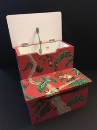 Alternate view of storage in step stool