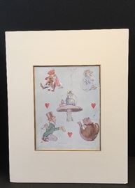 Alice in Wonderland art work