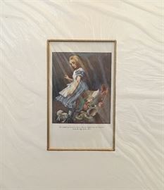 Alice in Wonderland art work